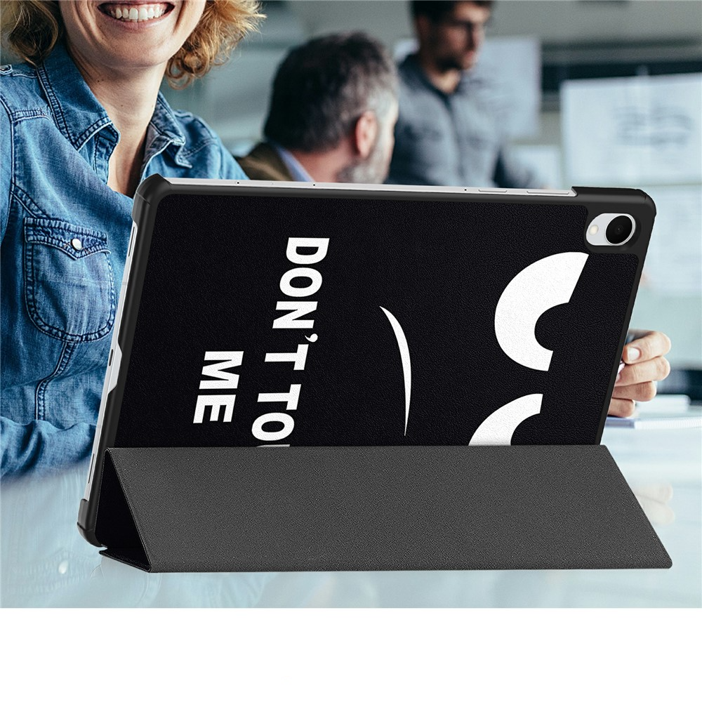 Samsung Galaxy Tab S11 Leder Tasche Smart Cover Schutzhülle - Don't Touch Me