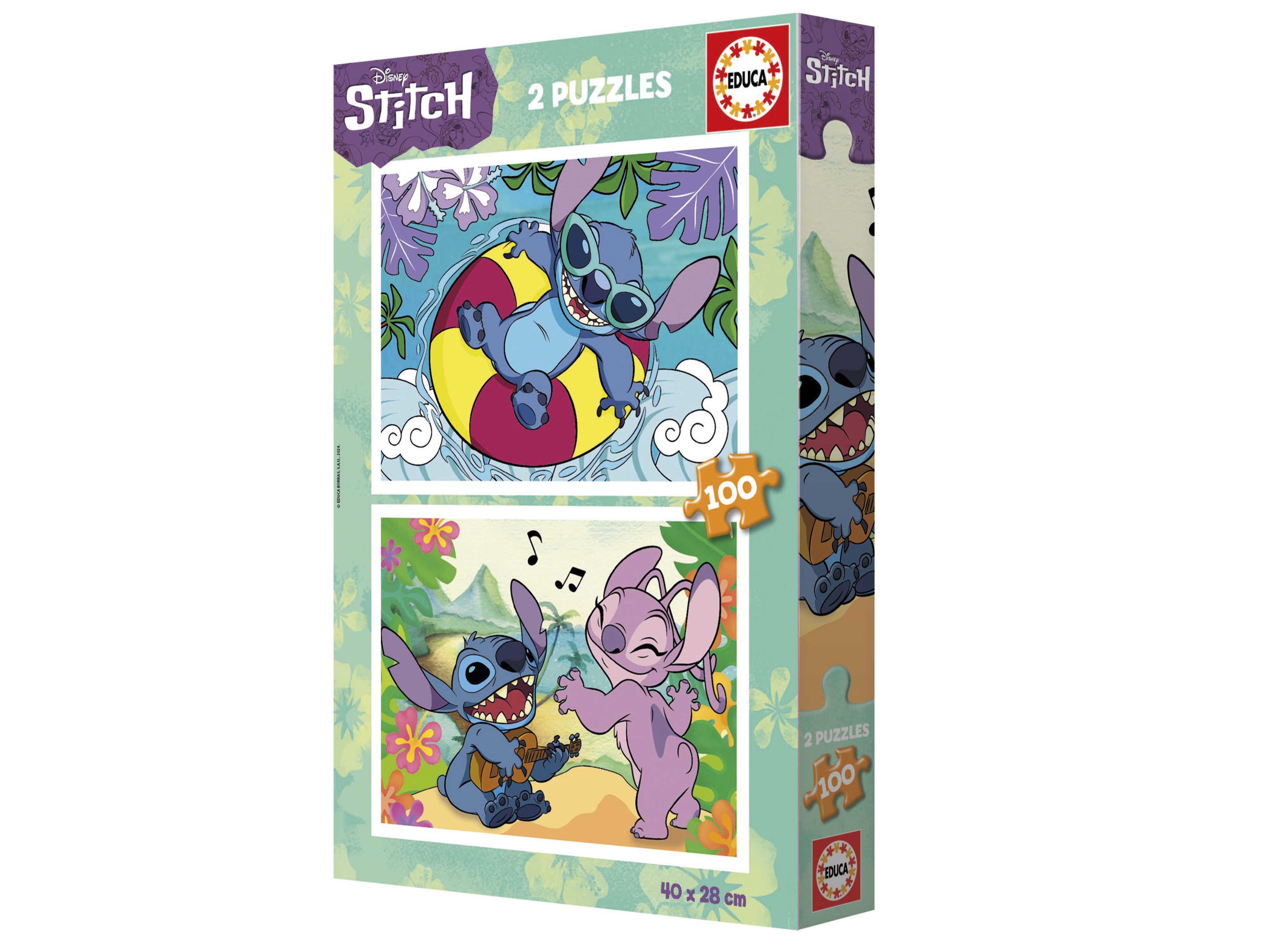 PUZZLE STITCH EDUCA 2X100 PEÇAS