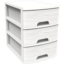 Module de classement STONE, A4, 3 tiroirs, PP