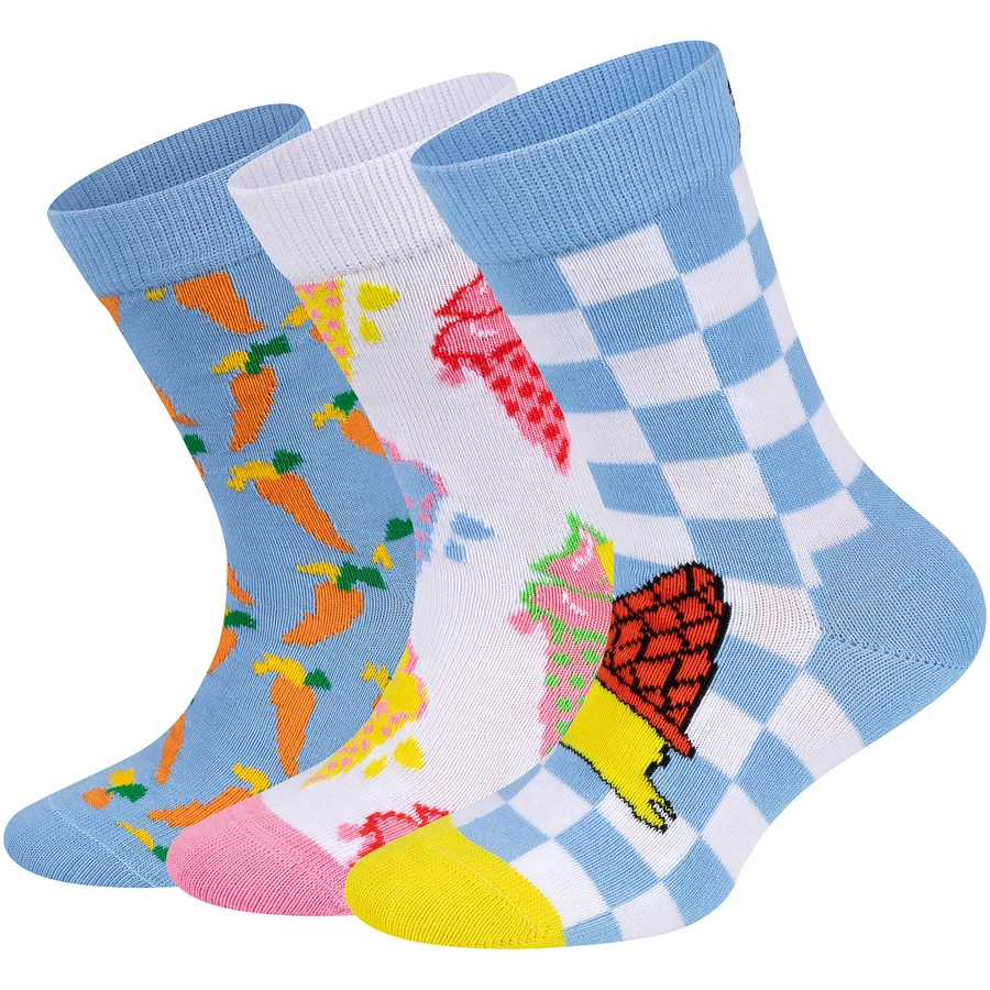 Happy Socks Socken 3-Pack Kids Ice Cream-Carrot Socks multi_coloured