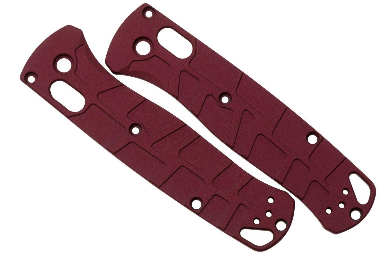 Lex Custom Benchmade Bugout 535 Scales BUTH320 Turtle Cranberry Frost Titanium, handgreepschalen