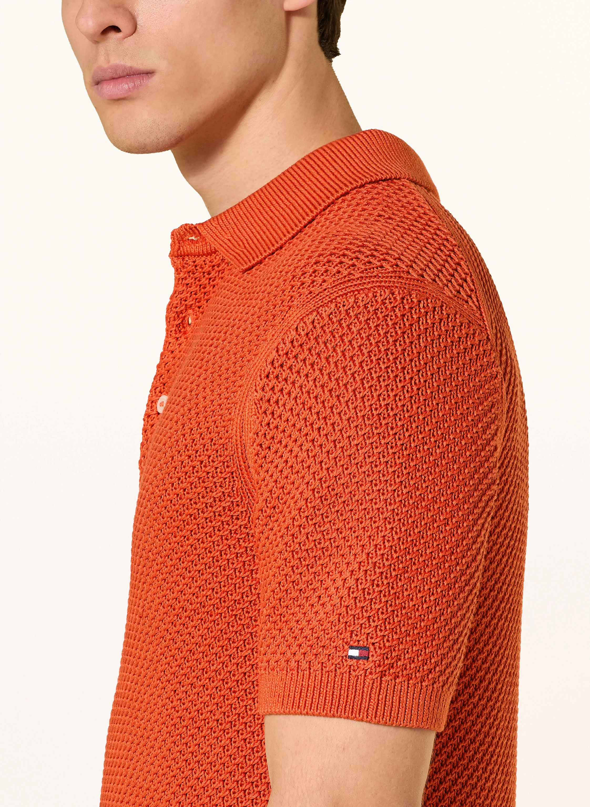 TOMMY HILFIGER Strick-Poloshirt