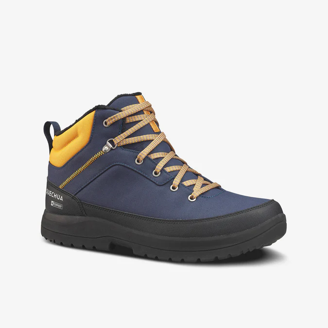 Decathlon Quechua - Botas de caminhada Quechua masculinas, quentes e impermeáveis - SH100 Cano médio