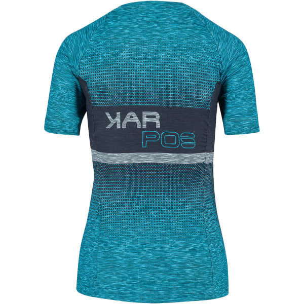 Maillot VTT KARPOS VERVE W TEE BLUE ATOLL/SKY CAPTAIN