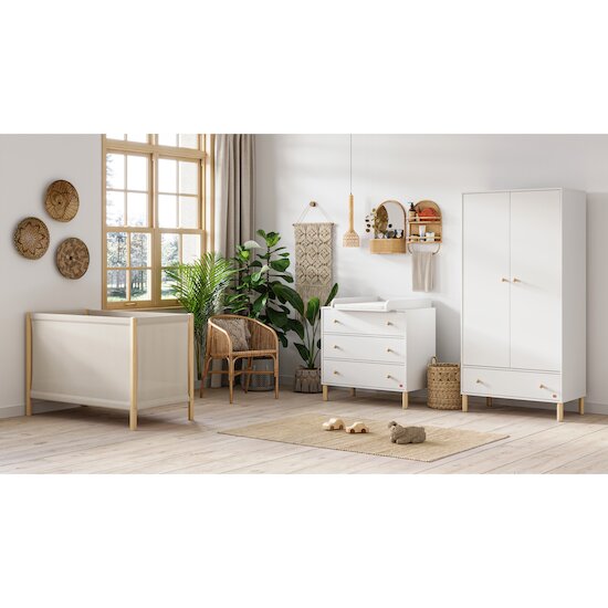 Tela Armoire 2 portes   Blanc/Bois        de               Vox