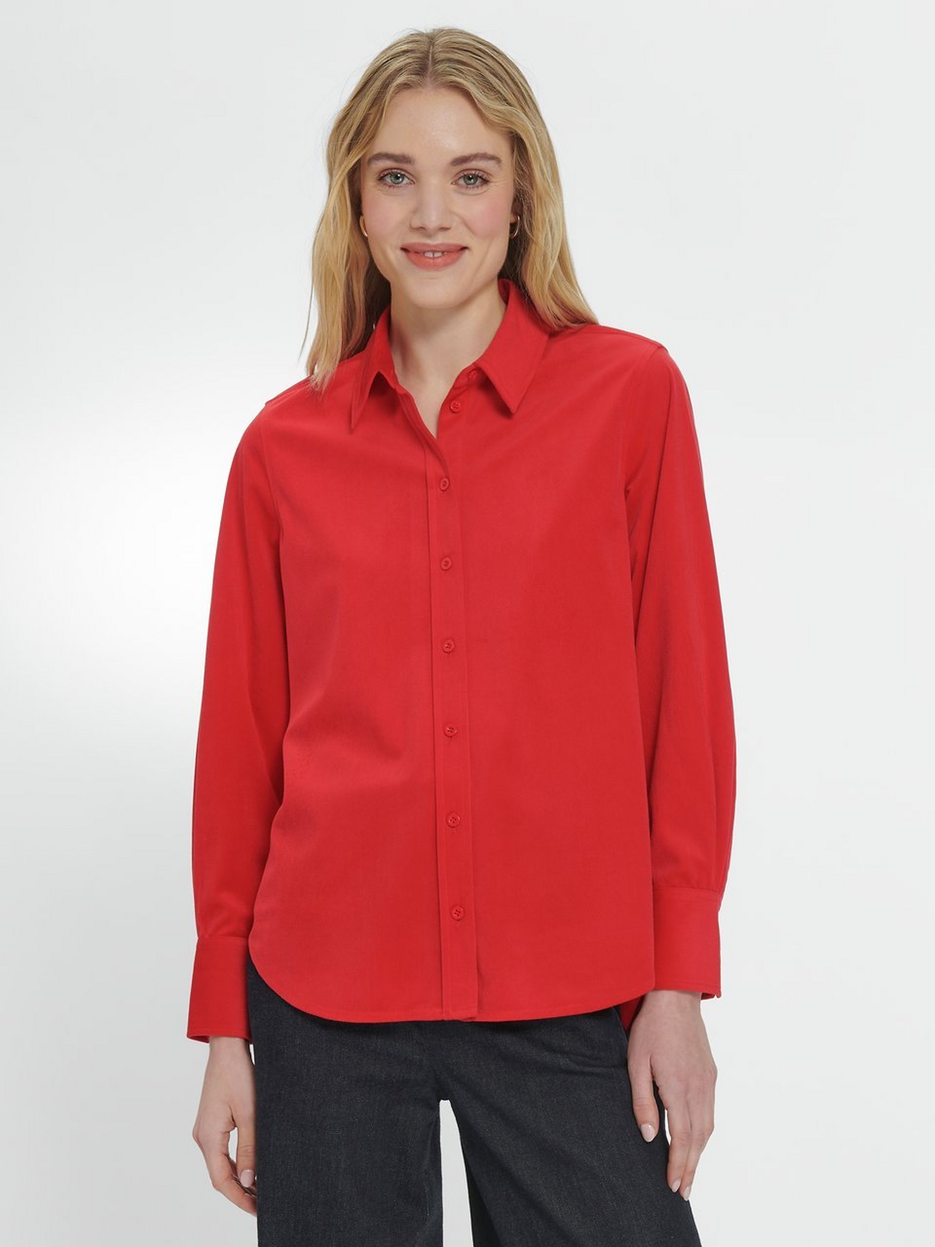 Cord-Bluse