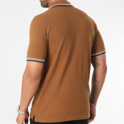 Polo Manches Courtes Rayoc Marron