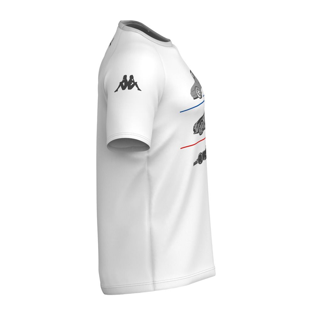 Kappa ARGLA ALPINE F1 - Tee-shirt Homme white