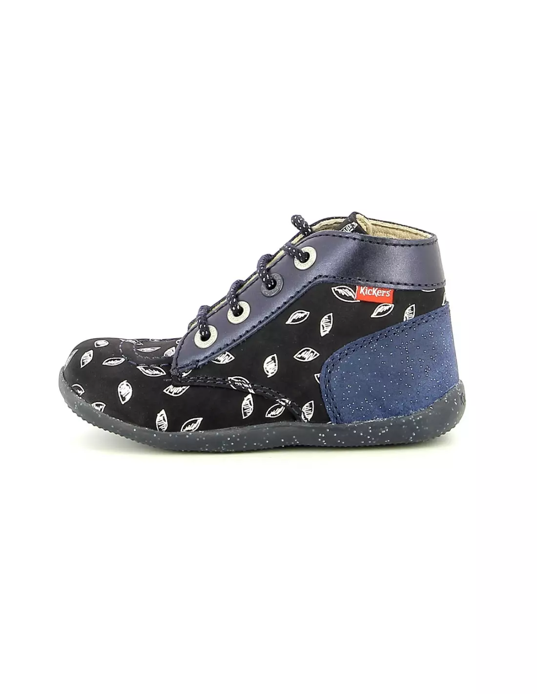 KICKERS BONBON - Bottes Marineimprimee