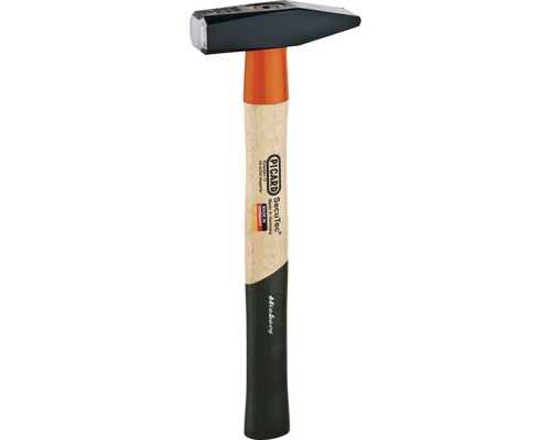 Picard slotenmakershamer, staal, 500 g, met hickory steel