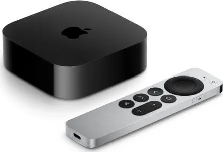 Apple TV 4K (Wi-Fi   Ethernet) - 3. generation - AV-afspiller - 128 GB - 4K UHD (2160p) - 60 fps - HDR