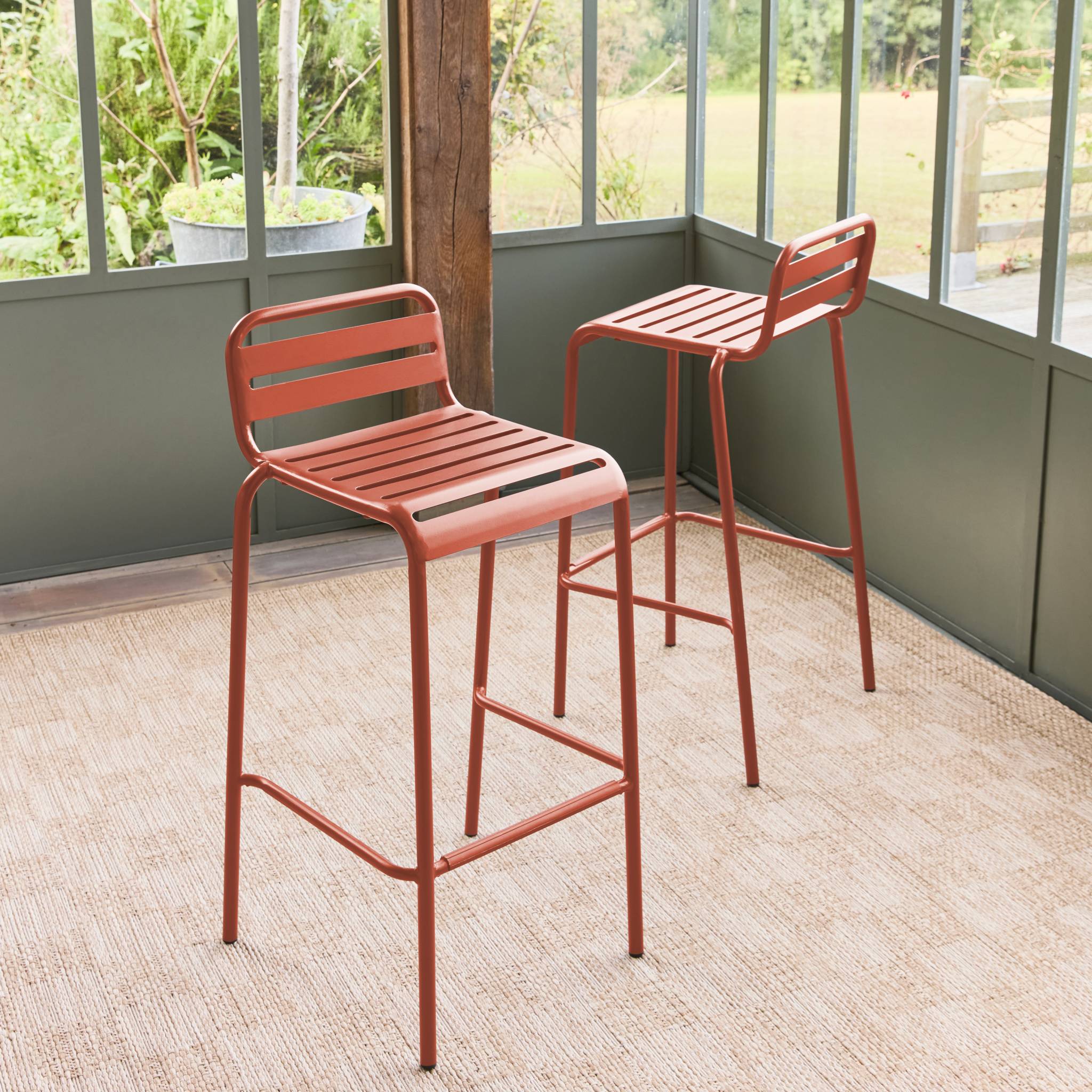 sweeek - Stalen tuinstoel (set van 2)