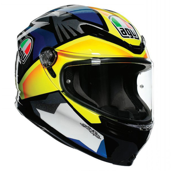 AGV - Casque K6 Joan Noir / Bleu / Jaune