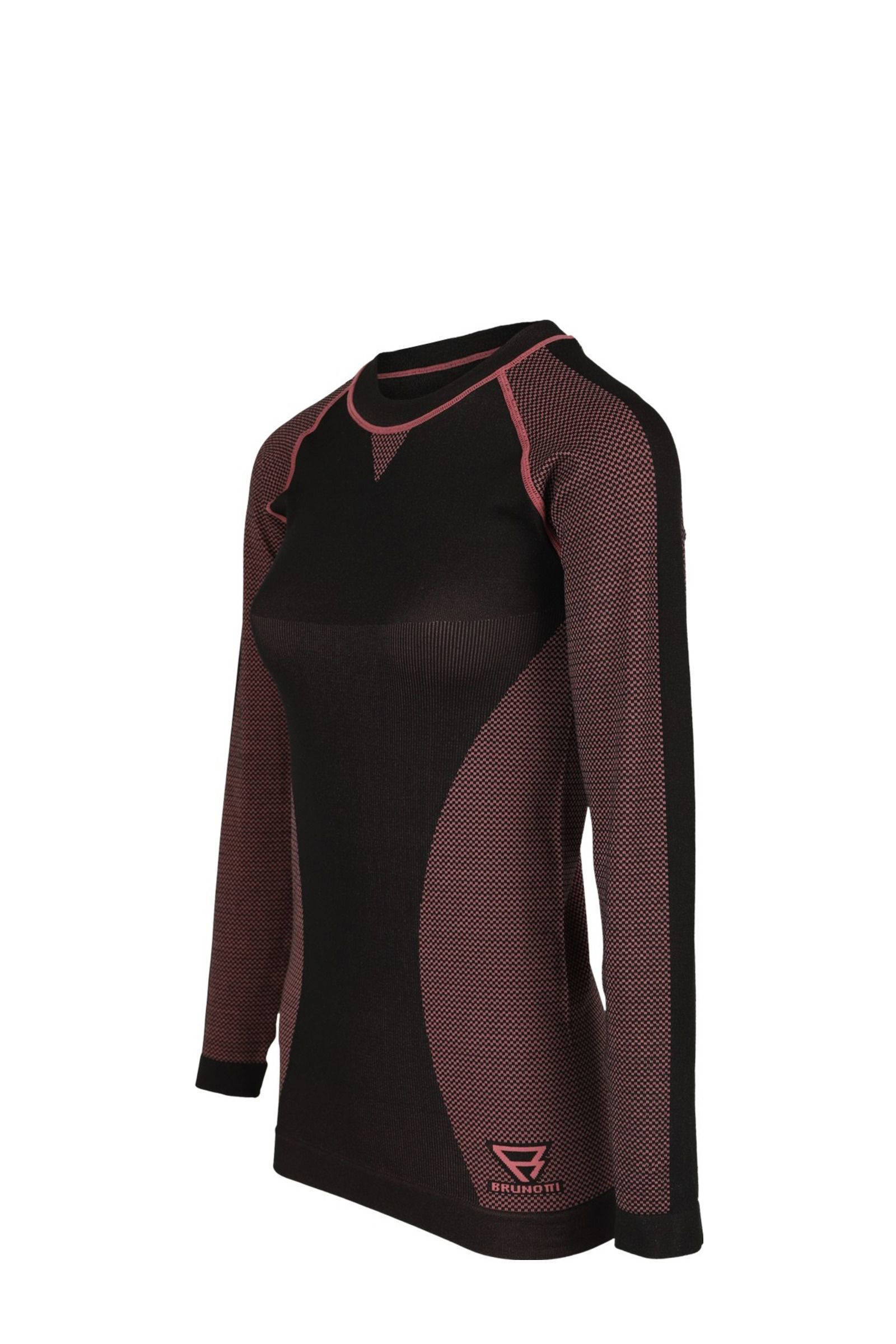 Brunotti thermoshirt  Tanzias roze/zwart