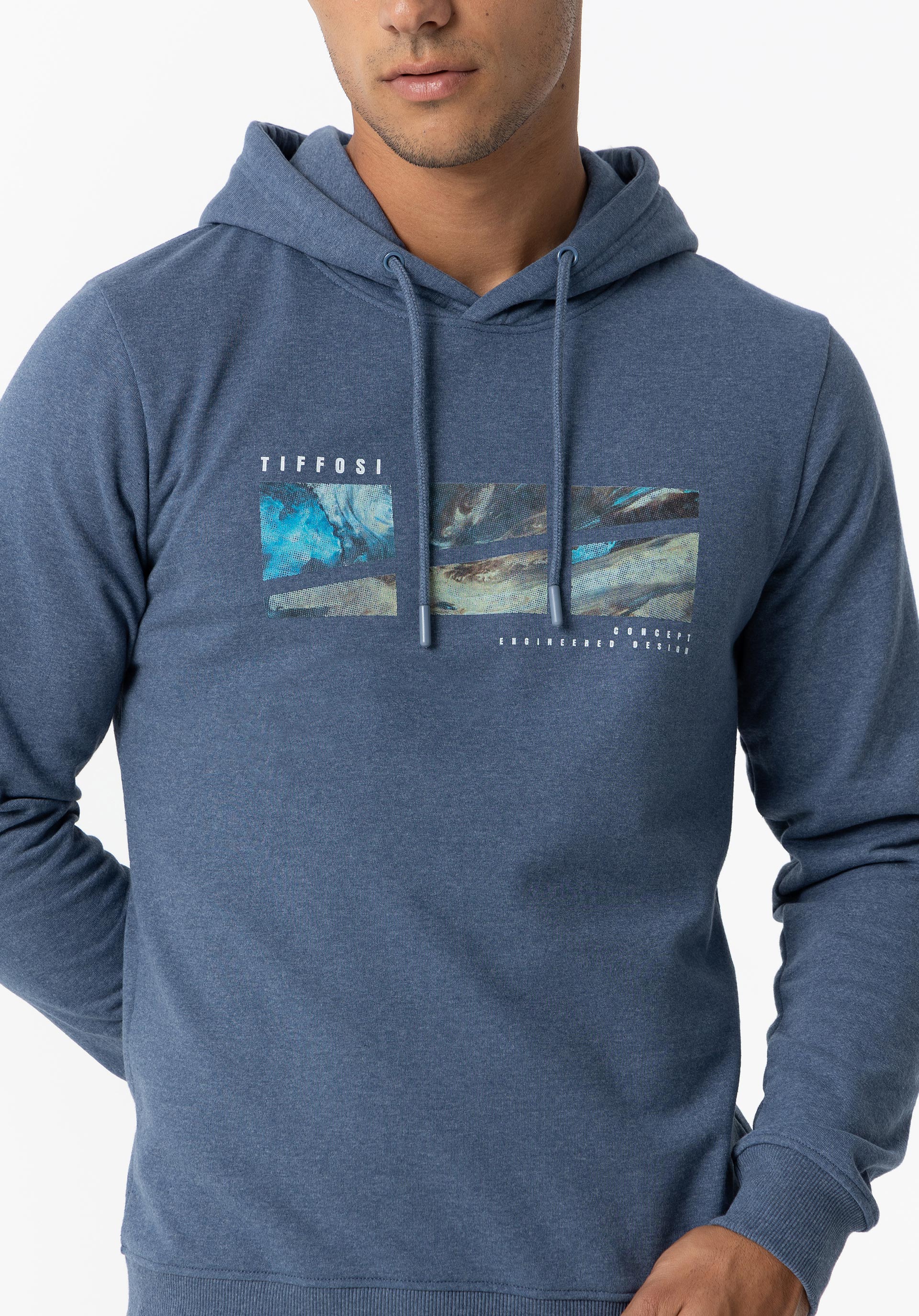 Hoodie com Estampado Frontal
