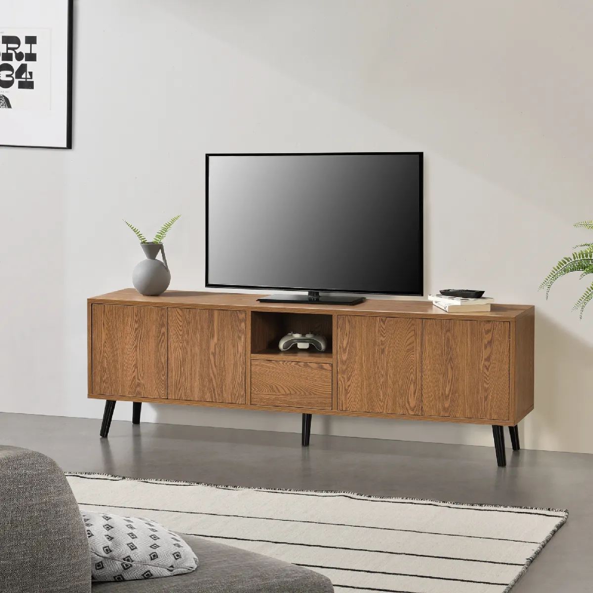 Meuble TV [en.casa] Hedemora