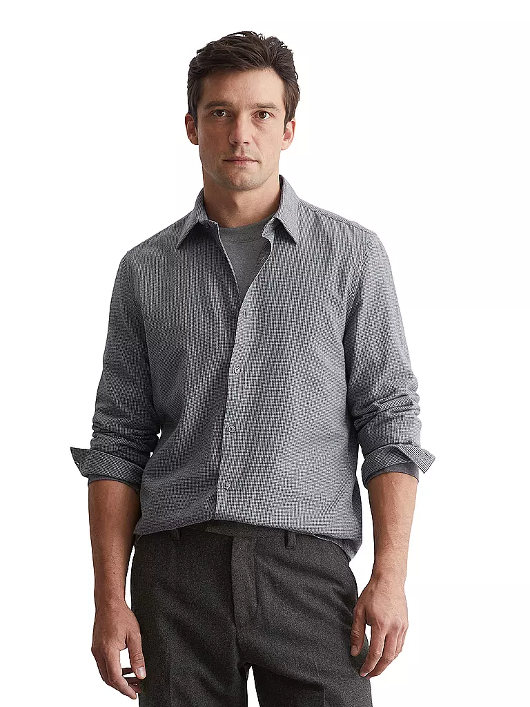 MARC O'POLO Hemd Regular Fit  grau