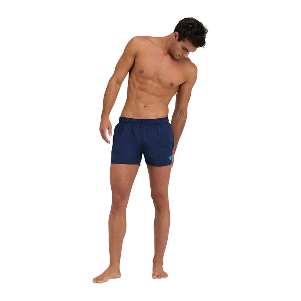 Arena FUNDAMENTALS - Short de bain Homme navy/turquoise