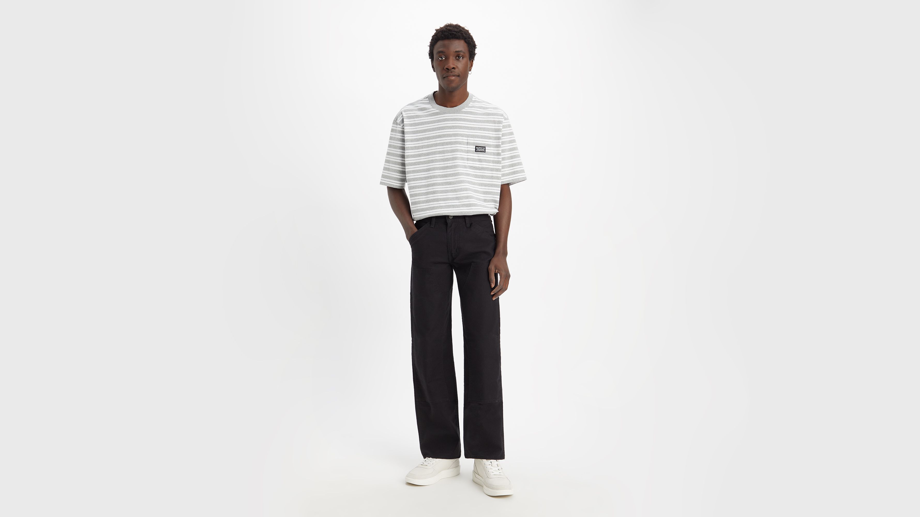 Jean 565™ genou doublé - Black S Cnvs - Noir
