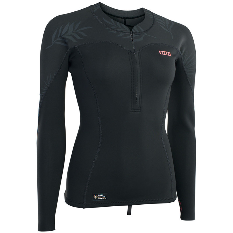 TOP NÉOPRENE FEMME ION ZIP 1.5MM NOIR