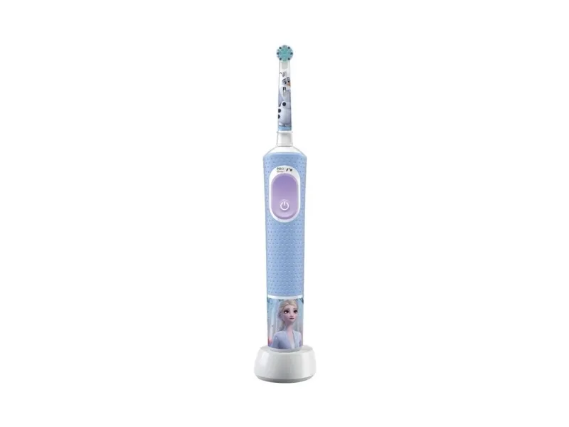 Oral-B Pro Kids, Barn, Roterende, pulserende tandbørste, Daglig pleje, Super sensitive, Lyse Blå, Batteri, Indbygget batteri