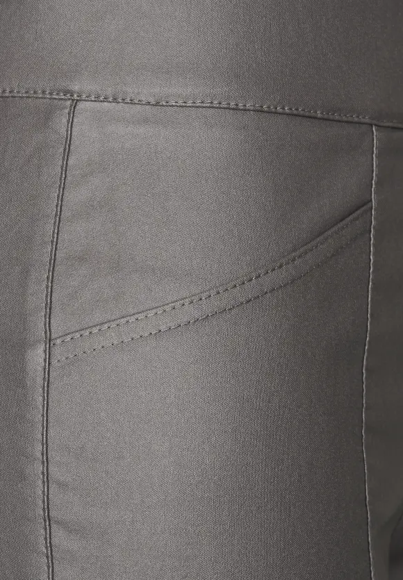 Skinny Fit Coating Hose - glowy taupe