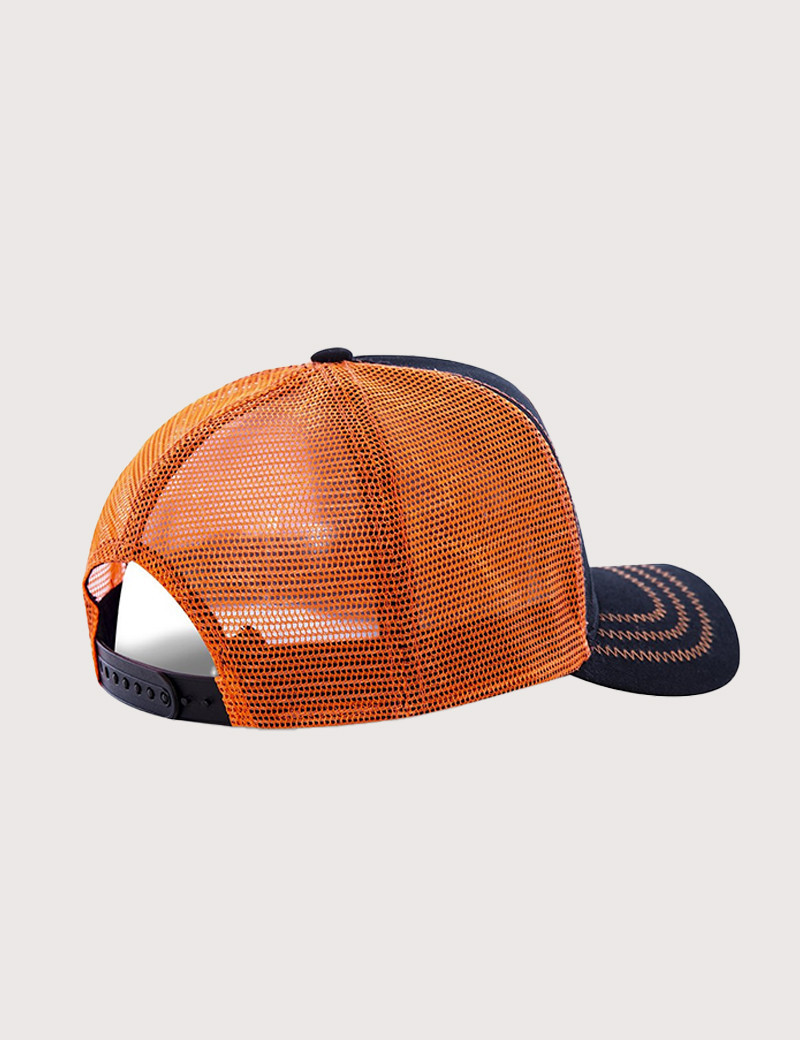 CAPSLAB CASQUETTE TRUCKER SUPER SAYAN GOKU NOIR ORANGE