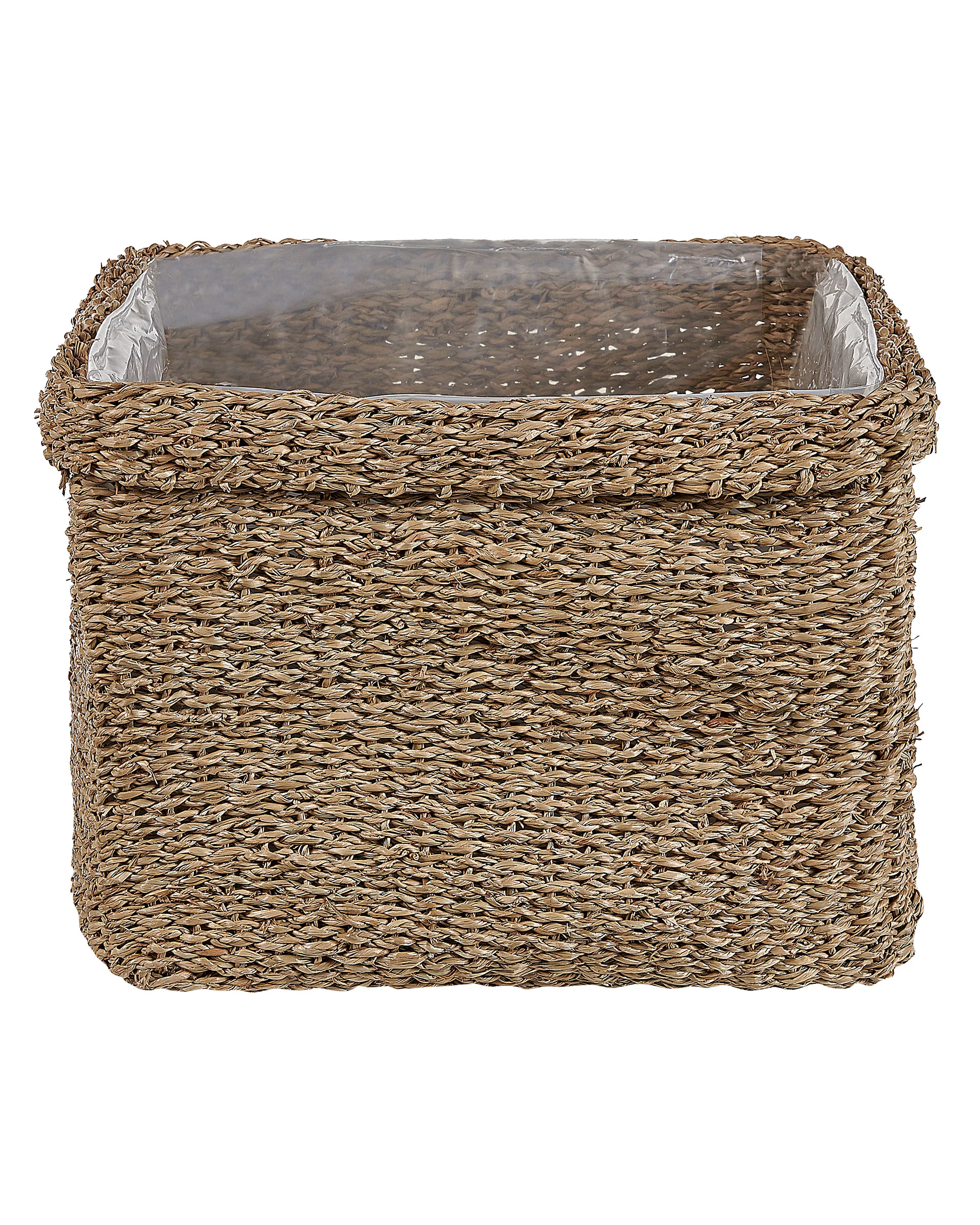 Set van 3 bloempotten RIVULINE Zeegras 23/27/30 cm Natuurlijk