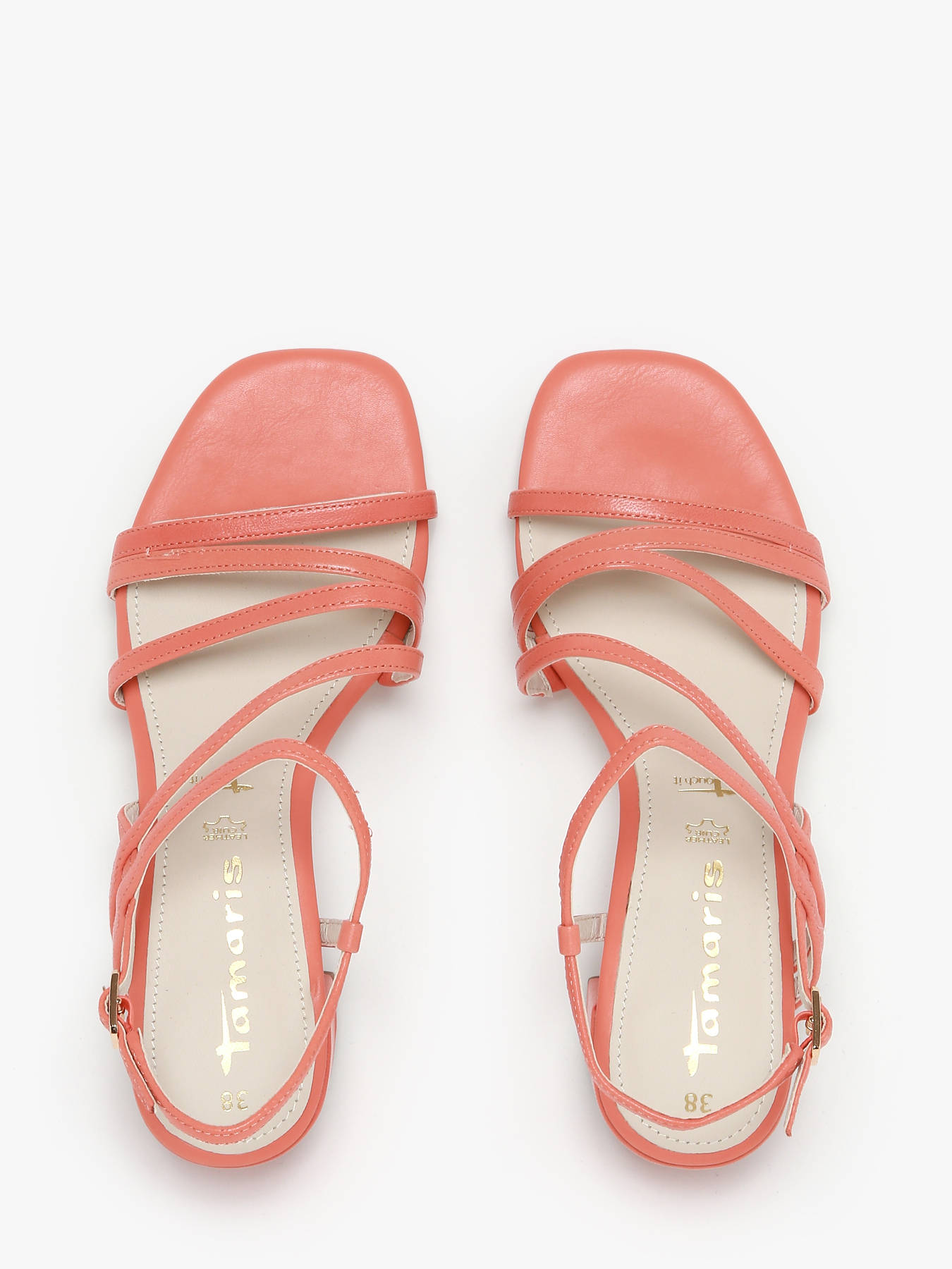 Sandales  talon en cuir TAMARIS