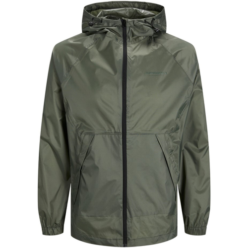 Jack & Jones - 12209344 JORSOLAR RAIN JACKET THYME Verde