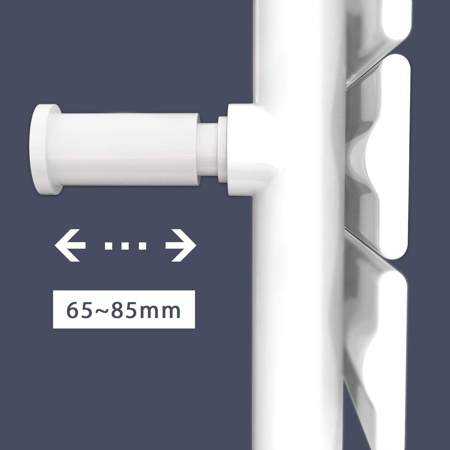SONNI Badheizkörper 1590x600 mm Weiß, Handtuchheizkörper für Bad Heizkörper Flach mit Seitenanschluss Handtuchwärmer Handtuchhalter 1593W