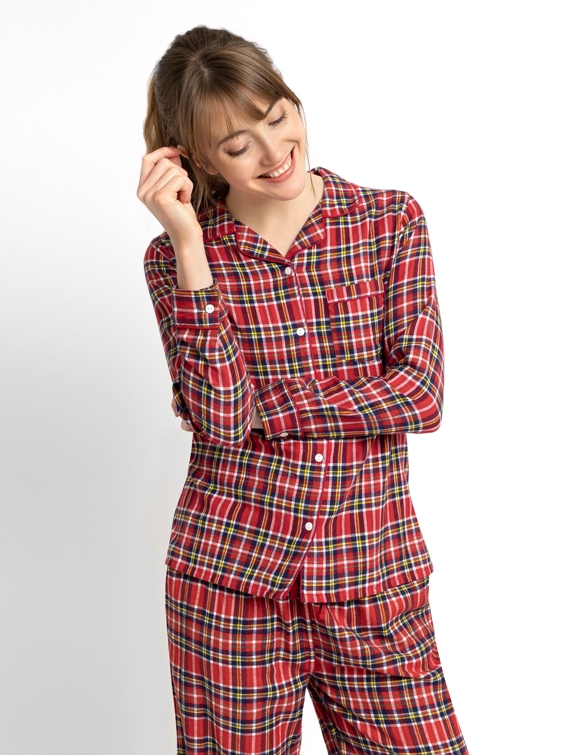 JoJo Maman Bébé - Geruite pyjamaset voor dames