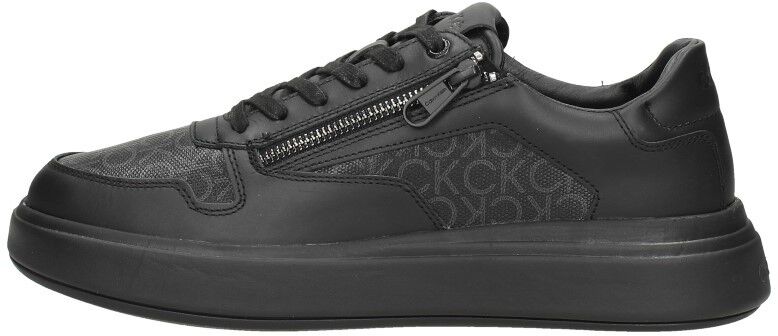Calvin Klein Low Top Lace Up ZIP Mono zwart