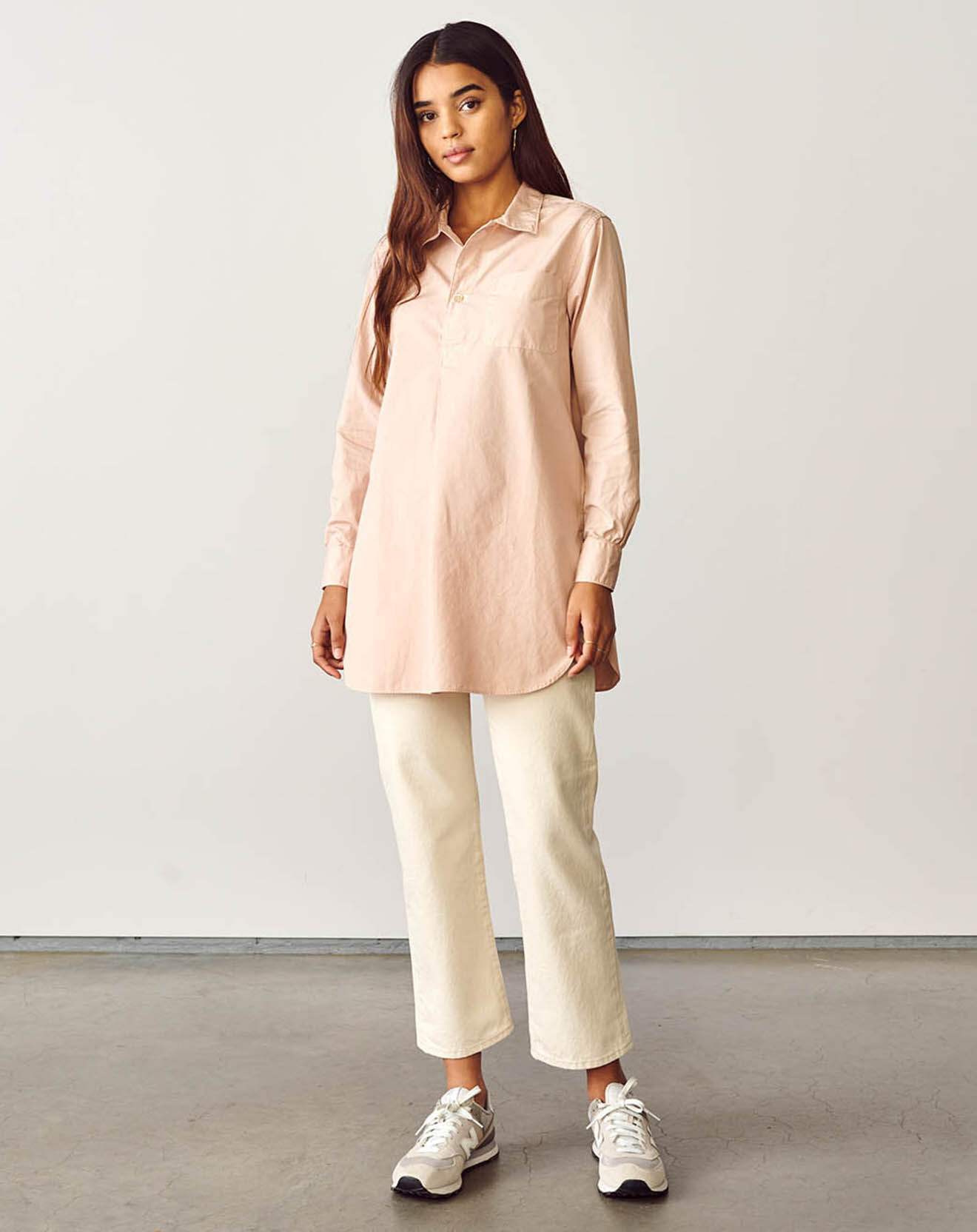 Bellerose Tunique en Popeline Gigi rose poudré