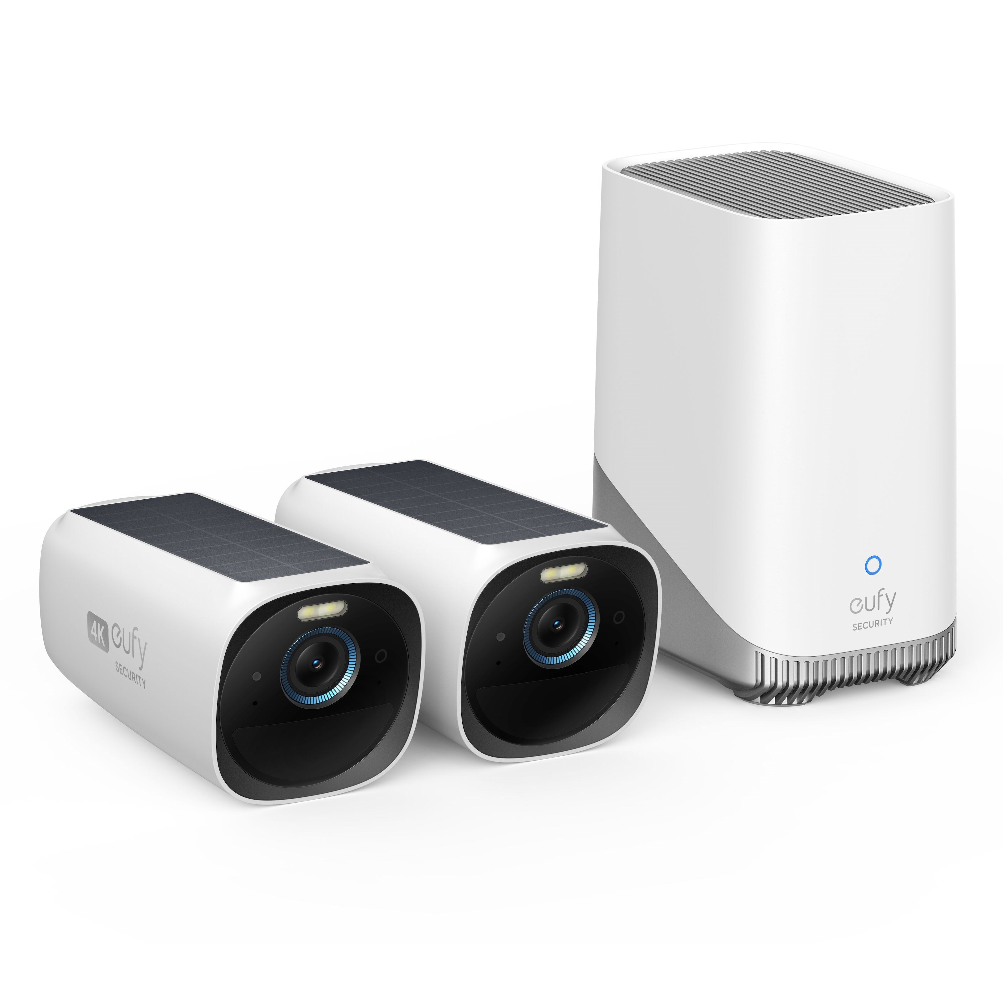 Eufy EufyCam 3-kit med solpanel og 2 kameraer