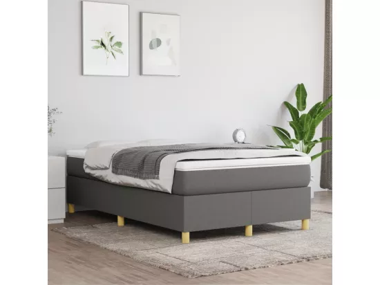 Sommier à lattes de lit Gris foncé 120x200 cm Tissu