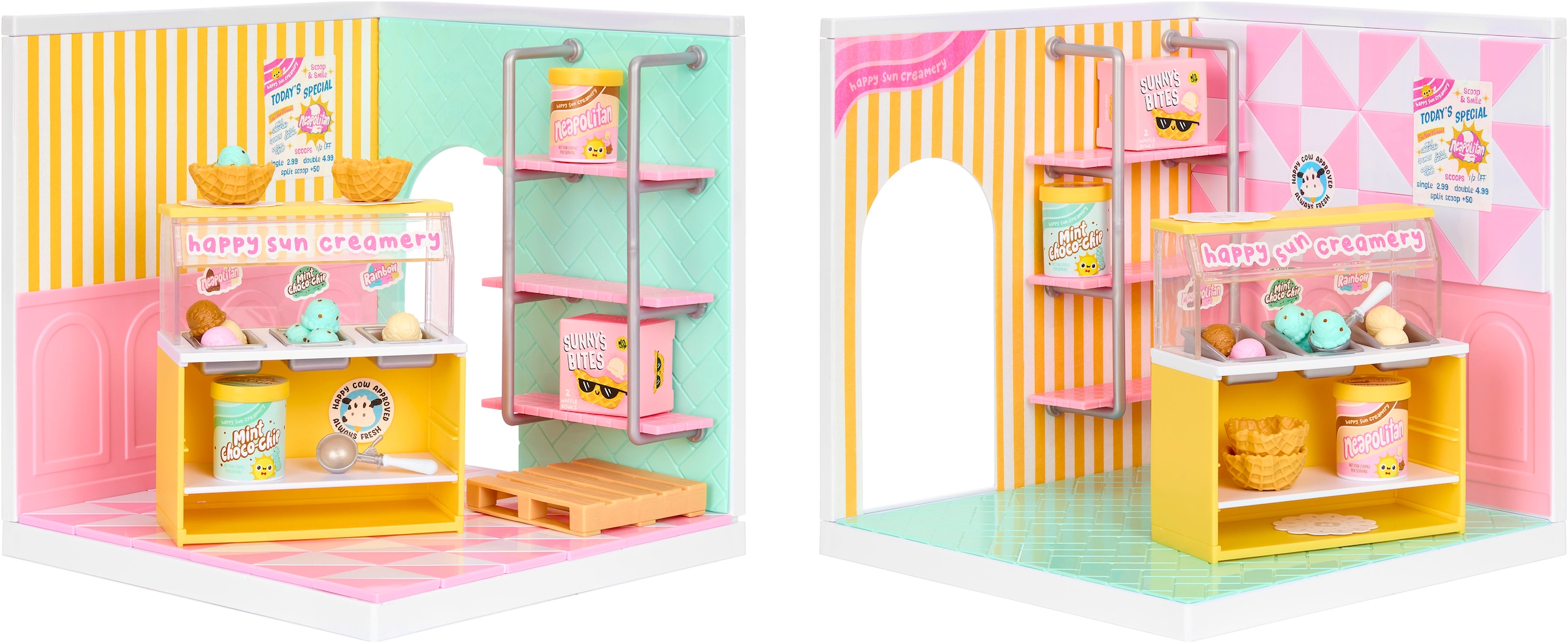 MGA ENTERTAINMENT Kreativset »MGA's Miniverse - Spaces Starter Pack- Ice Cream«