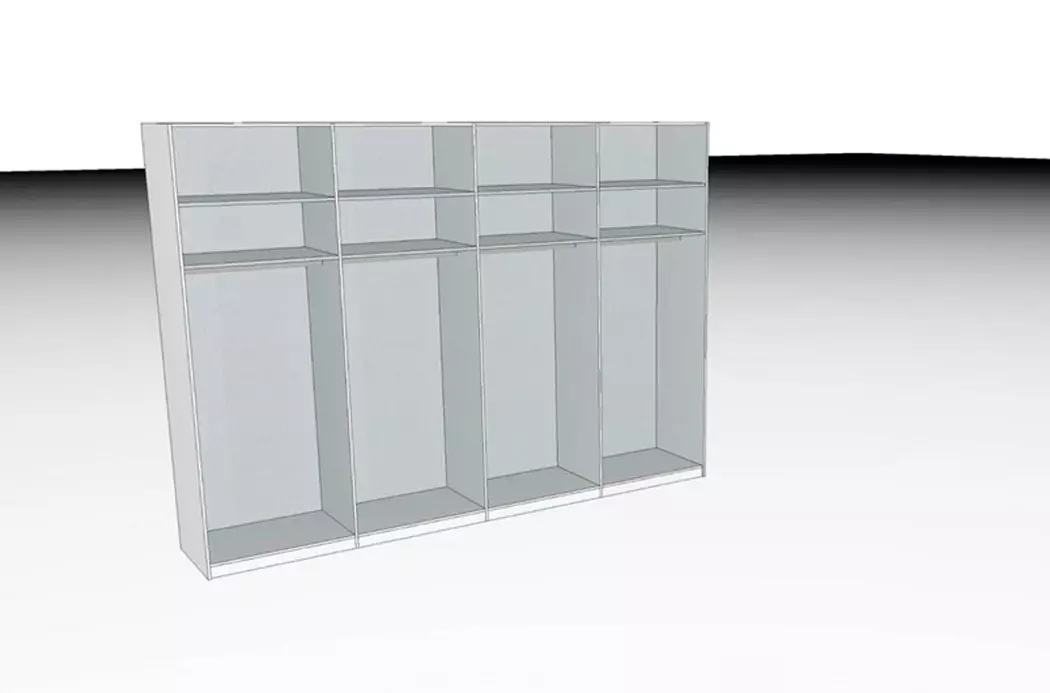Schwebetürenschrank Shanghai 2 330 x 236 cm