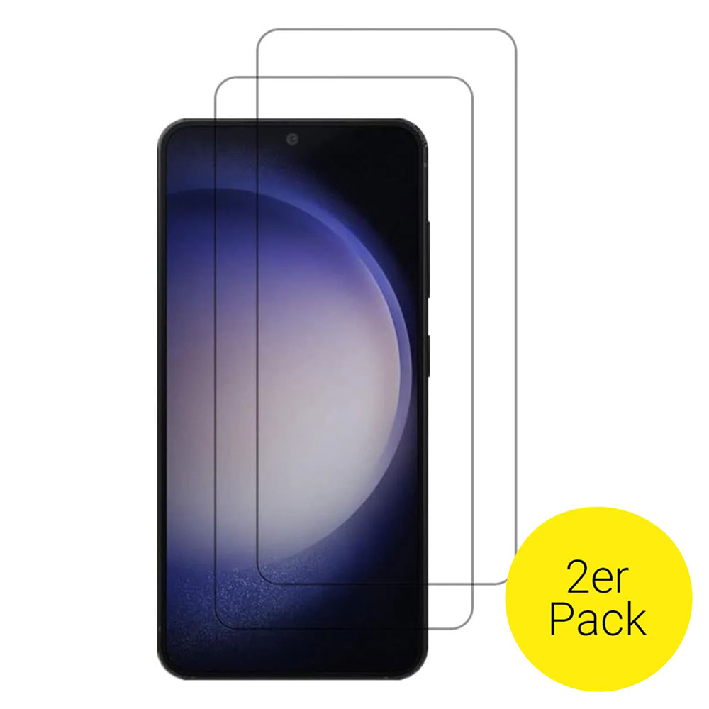 (2er Set) Samsung Galaxy S23 / S22 5G Panzer Glas Displayschutz Case Friendly