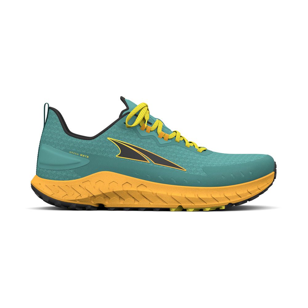 Altra OUTROAD - Chaussures trail Femme teal/yellow