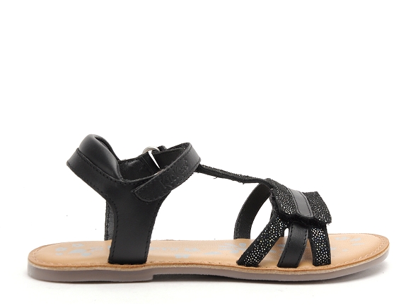 Kickers nu pieds enfant diamanto noir