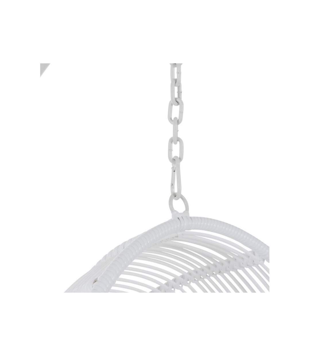 Paris Prix - Fauteuil Suspendu Ovale aciera 193cm Blanc
