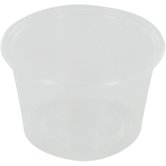 Bak, PP, 100ml, Ø70.3mm, kunststof cup, 44mm, transparant