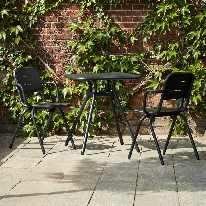 Woud - Ray Café Armchair, charcoal