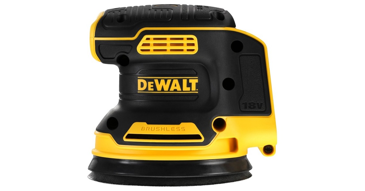DEWALTDCW210NT-XJ 18V XR brushless 125mm excentrische schuurmachine  (Geel/zwart, Incl. T-STAK Box II, accu en oplader niet inbegrepen)
