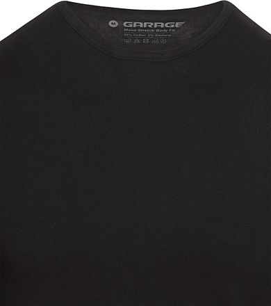 Garage Basic Longsleeve T-Shirt Stretch Zwart 0208-931 kopen