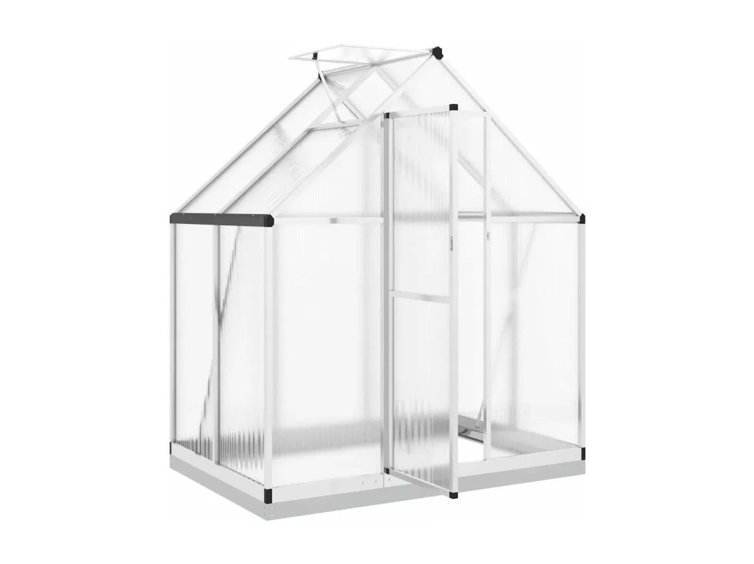 Serre tente abri plante aluminium argenté 169 x 114 x 202 cm 02_0044518