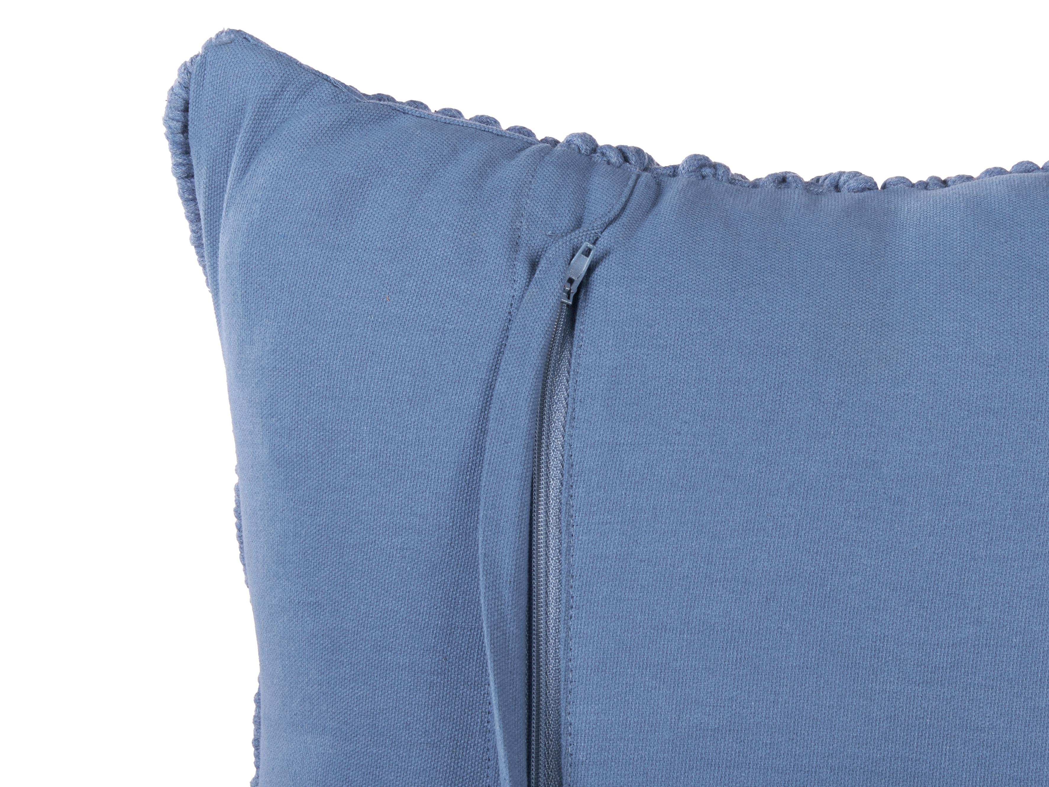 Set van 2 sierkussens KARATAS Katoen 45 x 45 cm Blauw geometrisch patroon