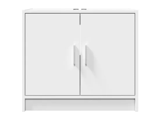 Armoire de lavabo blanc 63x29x55 cm bois d'ingénierie