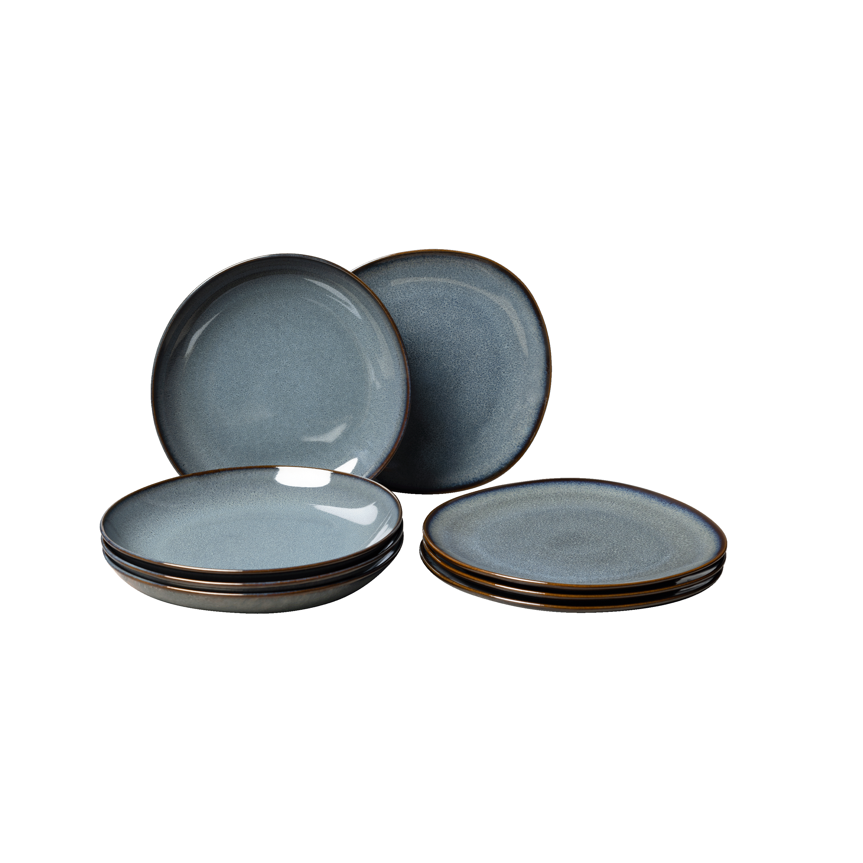 Lave Dinnerware set Grey, earthenware